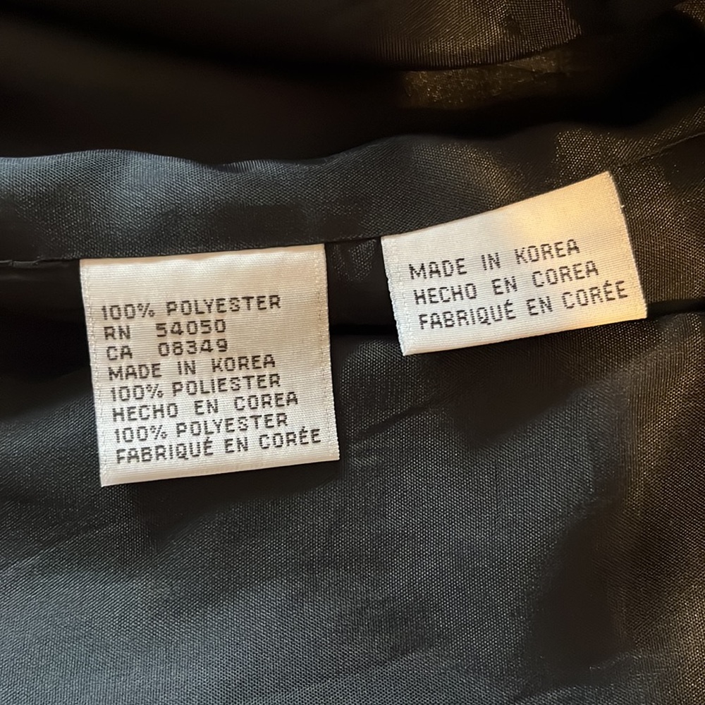 Jones New York Black Satin Lapel Blazer - Picture 5 of 15